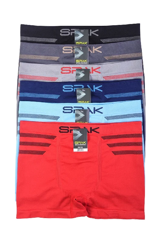 Men's Essentials Spak PACK OF 6 Seamless Trunks (MSP019_6PK)